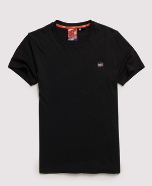 Superdry Collective Férfi Pólók Fekete | PRXHJ8623